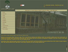 Tablet Screenshot of havennaturesafaricampandlodge.com